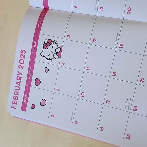Brand new 2025 17th Months Saniro Hello Kitty  planner notebook - Picture 13 of 16
